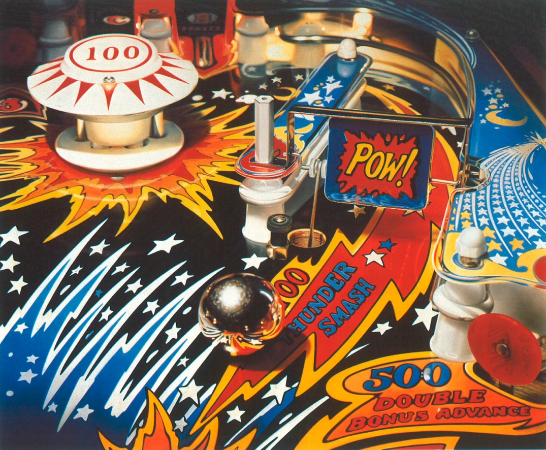 Thunder Smash, 1977. Acrílico sobre lienzo.